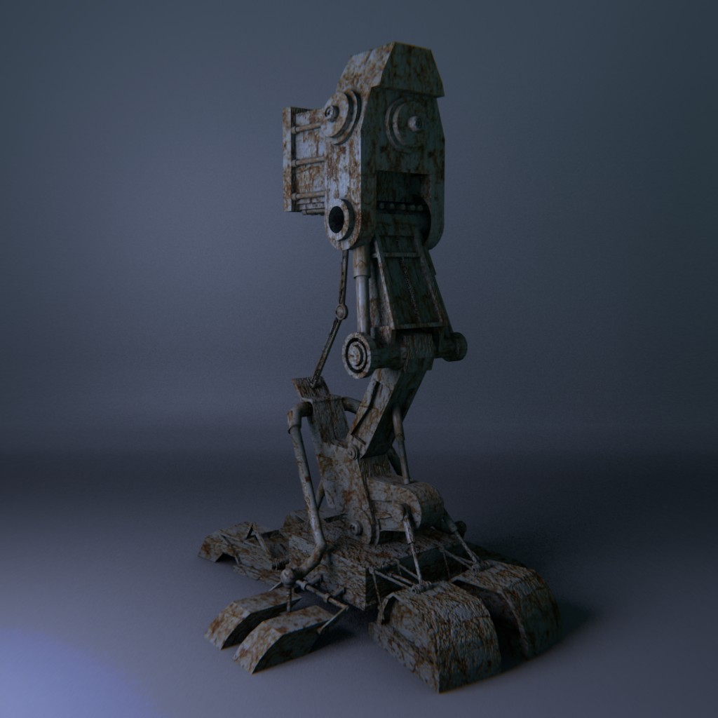 Rusted Robot Leg preview image 1